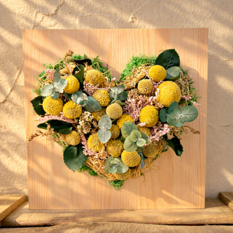 Cuadro de flores amarillas