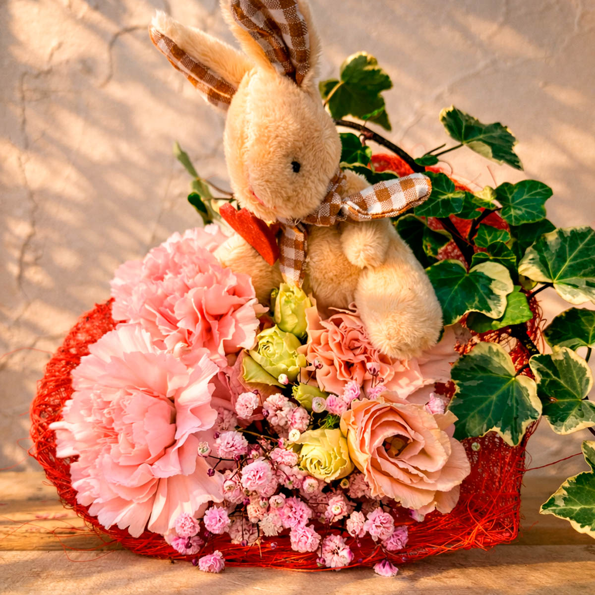 bouquet con conejito