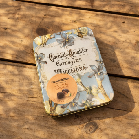 Bombones 70% cacao y naranja