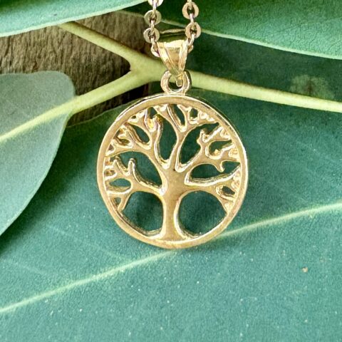 Árbol de la vida chapado en oro