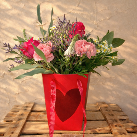 El ramo en cajacorazón