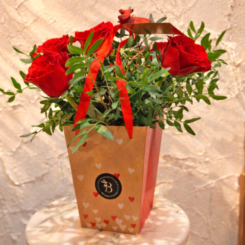 Bosa de rosas rojas