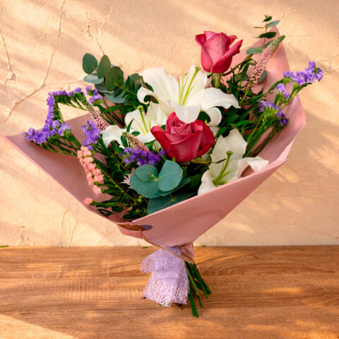 Liliums y rosas