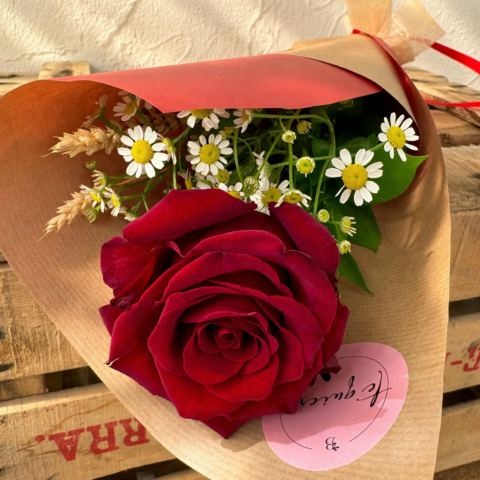La rosa de Sant Jordi con flores pequeñas
