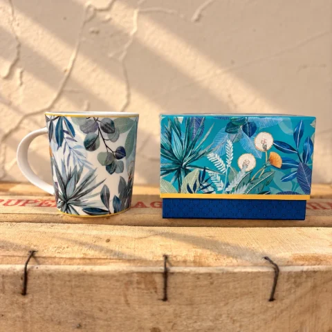 Taza azul